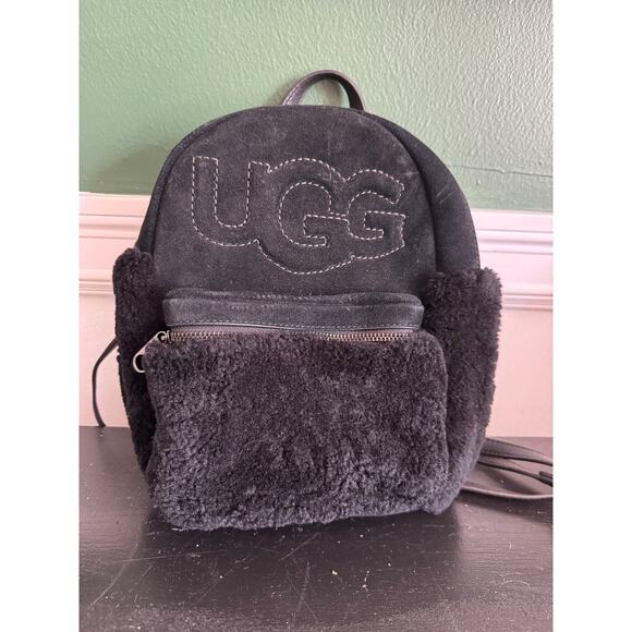 Ugg Dannie Mini Backpack Black Sherpa NWOT - Picture 5 of 5